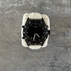 Fossil Black and White Men's Watch